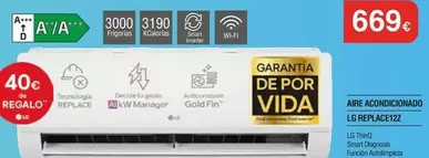 LG - Aire Acondicionado REPLACE12Z