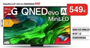 LG - Qned Evo Miniled 4K 55" 55QNED86A6A