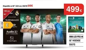 Hisense - Mini Led Pro 4K 55" 55U7Q