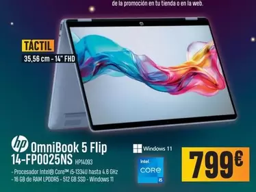 HP - Omnibook 5 Flip 14-FP0025NS