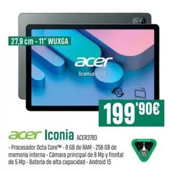 Acer - Iconia ACER3763 