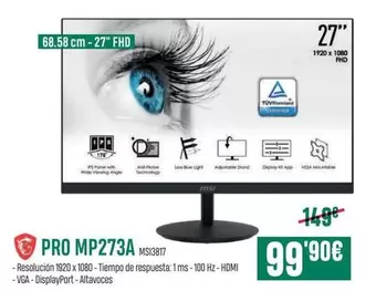 MSI - Pro MP273A