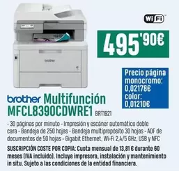 Brother - Multifuncion MFCL8390CDWRE1 