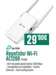 TP-LINK - Repetidor Wi-Fi AC1200