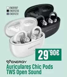Energy - Auriculares Chic Pods Tws Open Sound