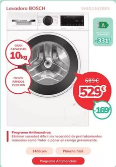 Bosch - Lavadora 