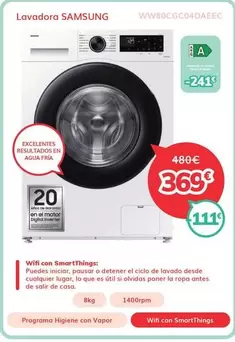 Samsung - Lavadora