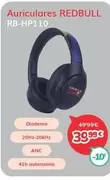 Red Bull - Auriculares RB-HP110