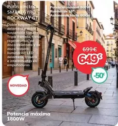 Smartgyro - Patín Electric ROCKWAY GT