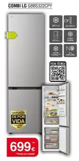LG - Combi GBBS322CPY 