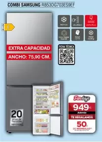 Samsung - Combi RB53DG703ES9EF 
