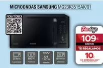 Samsung - Microondas MG23K3515AK/01