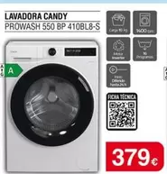 Candy - Lavadora Prowash 550BP 410BL8-S
