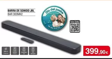 JBL - Barra De Sonido Bar 300MK2