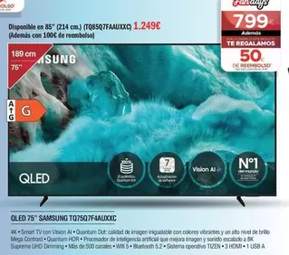 Samsung - Qled 75 Tq75q7fauxxc