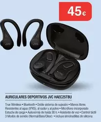 JVC - Auriculares Deportivos Haec25tbu