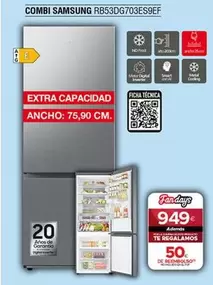 Samsung - Combi Rb53dg703es9ef