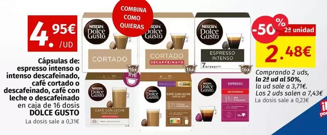 Dolce Gusto - Cápsulas De Espresso Intenso 