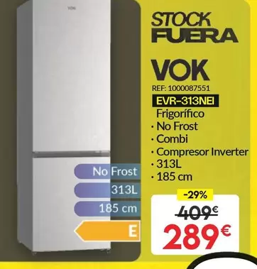 Vok - EVR-313NEI Frigorífico