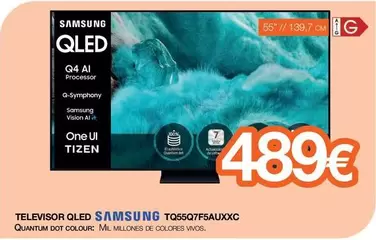Samsung - Televisor Qled TQ55Q7F5AUXXC 