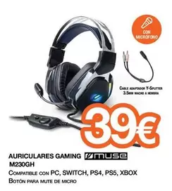 Muse - Auriculares Gaming M230GH