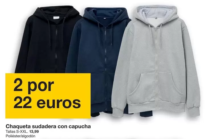 Chaqueta Sudadera Con Capucha