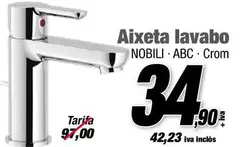 Nobili - Aixeta Lavabo