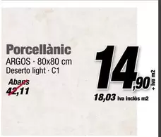 Argos - Porcellànic 