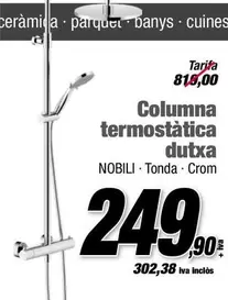 Columna Termostatica Dutxa