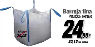 Barreja Fina Minicontainer