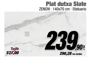Zenon - Plat Dutxa Slate