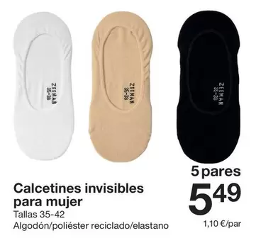 Calcetines Invisibles Para Mujer