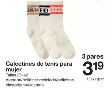 Calcetines De Tenis Para Mujer