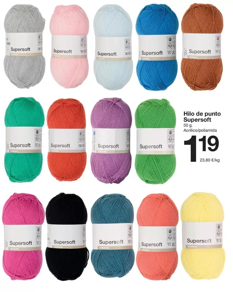 Supersoft - Hilo De Punto