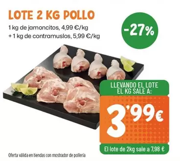 Lote 2 Kg Pollo