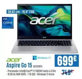 Acer - Aspire Go 15