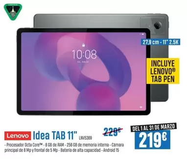 Lenovo - Idea Tab 11"