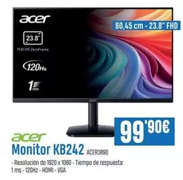 Acer - Monitor KB242