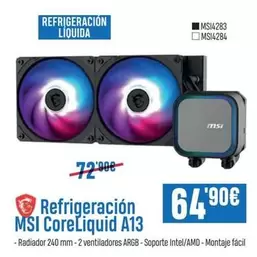 MSI - Refrigeración Coreliquid A13