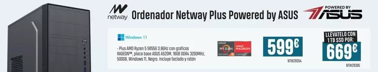 Asus - Ordenador Netway Plus