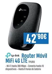 TP-LINK - Router Móvil Mifi 4G Lte