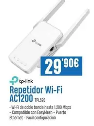 TP-LINK - Repetidor Wi-Fi AC1200