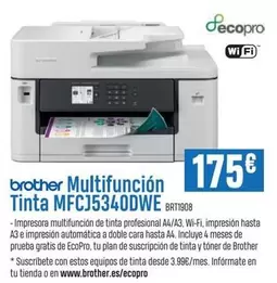Brother - Multifuncion Tinta MFCJ5340DWE