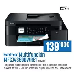 Brother - Multifuncion MFCJ4350DWRE1 