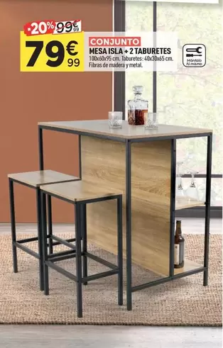 Mesa Isla + Taburetes