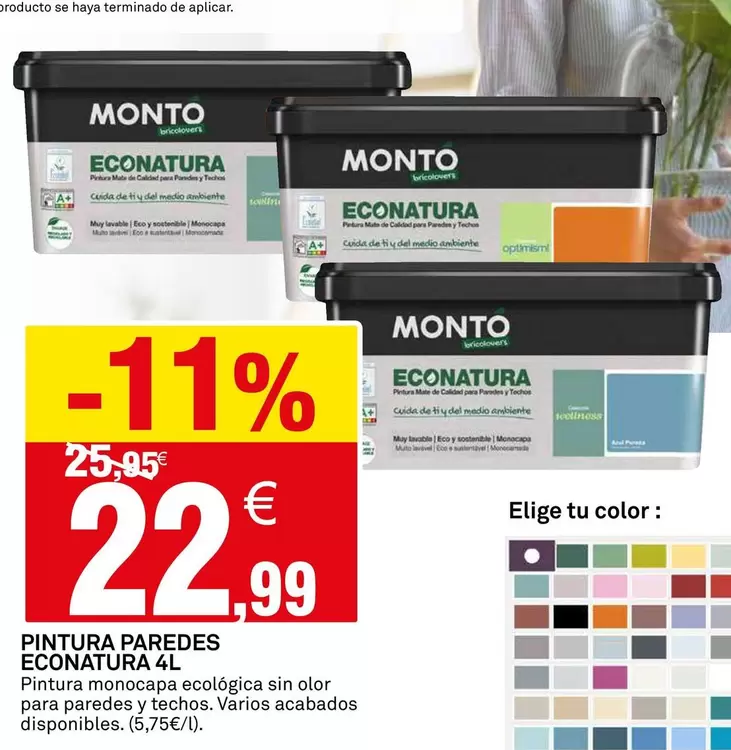 Monto - Pintura Paredes Econatura