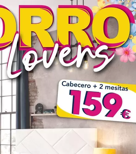 Cabecero + 2 Mesitas