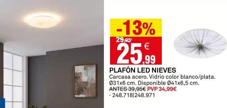 Plafon Led Nieves