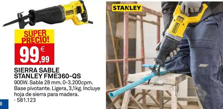 Stanley - Sierra Sable FME360-QS