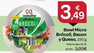 El Corte Inglés - Bowl Micro Brócoli, Bacon Y Queso